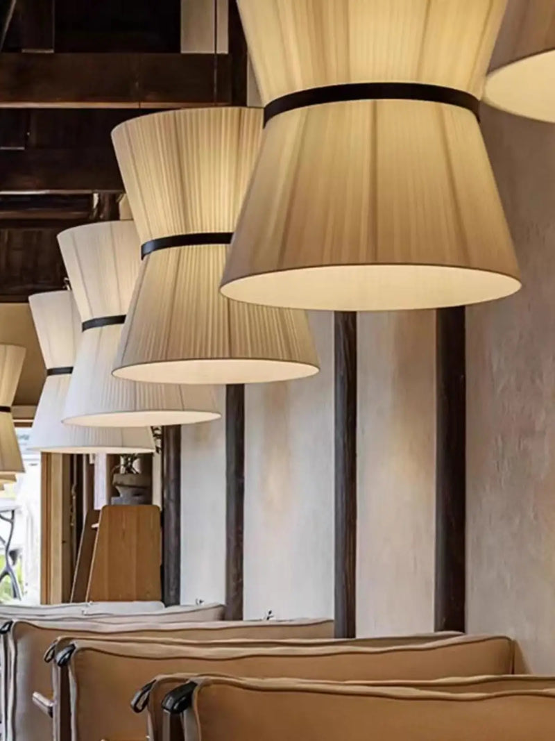 Axyaa Wabi Sabi Cloth Ceiling Chandelier for Japan Room, Restaurant, Kitchen Island Decor