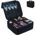 Axyaa Cosmetic Organizer Bag with Adjustable Dividers – Travel-Friendly Makeup Case