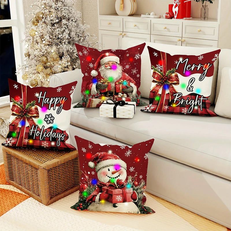 Axyaa LED Luminous Pillowcase - Christmas Party Home Decoration
