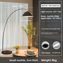 Axyaa Nordic Arc LED Floor Lamp, Adjustable Angle for Modern Living Room Lighting.
