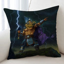 Axyaa Skull Lighthouse Monster Cushion Covers 45x45CM - Cool Art Animals Scary Design