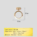 Axyaa Gold Ring LED Chandelier Pendant Lighting Fixture