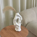 Axyaa Nordic Ceramic Vase | Creative Chinese Décor for Middle-Aged Home | Elegant Floor Vase