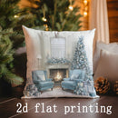 Christmas Pillow Covers Collection by Axyaa: Festive Digital-Printed Cushion Covers for Sofa, Bedroom, or Car