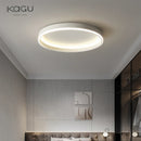 Modern Round LED Ceiling Light for Bedroom by Axyaa - Minimalist Nordic Design for Living Room