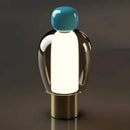 Axyaa Glass Mushroom Table Lamp: Modern Nordic LED Desk Light for Bedroom & Living Room