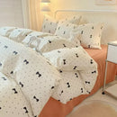 Axyaa Queen Bedding Set - Reactive Printed Polyester Duvet Cover, Bed Sheet & Pillowcase