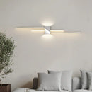 Axyaa White/Black LED Wall Lamp - Modern Living Room & Bedside Light