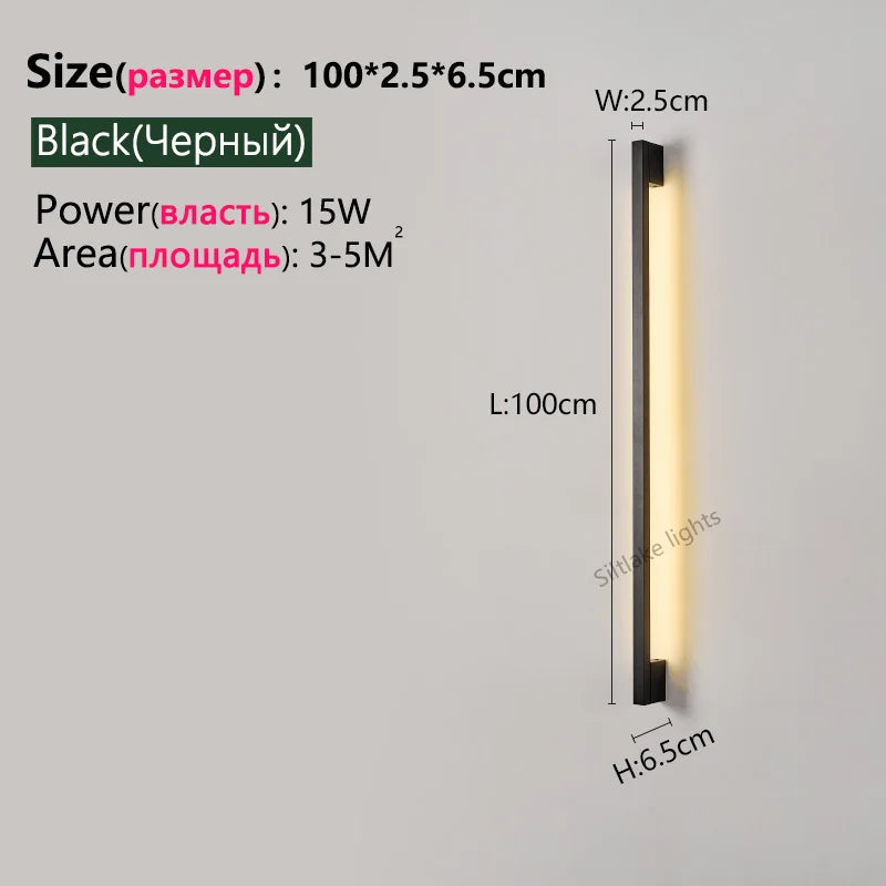Axyaa Nordic Modern LED Wall Lamp for Indoor Living Room and Bedroom