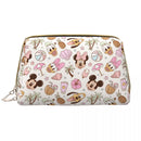Axyaa Minnie Mouse Leather Makeup Bag: Stylish & Large Capacity Cosmetic Pouch