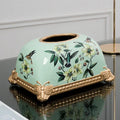 Axyaa Ceramic Bread Tissue Box: European-Style Living Room Coffee Table Decor