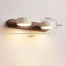 Axyaa Circular LED Double-Sided Wall Lamp for Bathroom Vanity Mirror