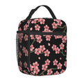 Axyaa Sakura Cherry Blossoms Insulated Lunch Bag for Work & Picnic