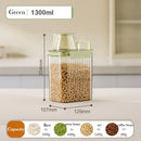 Axyaa Airtight Multigrain Storage Container with Measuring Cup