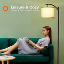 Axyaa Industrial Floor Lamp – 3 Color Temperatures, Tall Standing Lamp for Bedroom & Living Room
