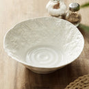 Axyaa Rock Grain Soup Bowl, Bamboo Hat Salad Bowl, Ceramic Noodle Bowl