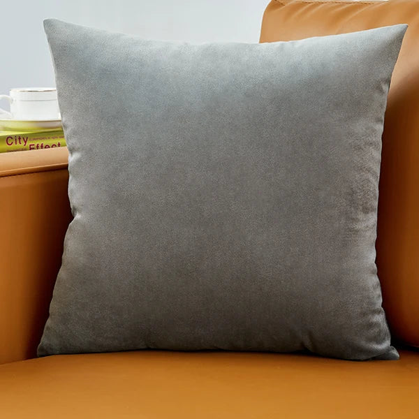 Axyaa Soft Velvet Pillowcase: Modern Simple Throw Pillow Cover for Cozy Living Room Decor