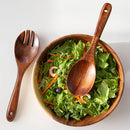 Axyaa Wooden Cutlery Set - Japanese Style Spoon Fork Salad Utensil