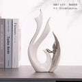Axyaa European Ceramic Phoenix Ornament Set for High-End Home Decor