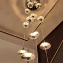 Axyaa LED Chandeliers: Modern Pendant Lights for Living Room and Dining Room