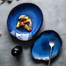 Axya Ceramic Dinnerware Set - European Style Plate, Bowl, Dish for Serving and Dining