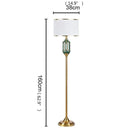 Axyaa Modern LED Ceramic Floor Lamp for Home Living Room Décor