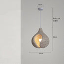 Axyaa Wabi Sabi Resin Pendant Lamp Chandelier for Home Decor