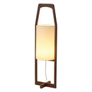 Axya Solid Wood Floor Lamp: Simple Retro Lighting for Living Room, Bedroom, Study