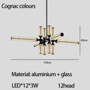 Axyaa Glass Tube Pendant Light for Home LED in Minimalist Design