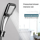 Axyaa Chrome Square Handheld Shower Head - Ultra Strong Water Saving Model