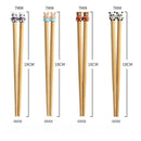 Axyaa Kids' Bamboo Training Chopsticks, Ages 6-12
