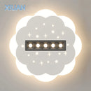 Axyaa Square Cloud Round Ceiling Lamp Spotlight White Hallway Aisle Light