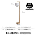 Axyaa Solid Wood LED Floor Lamp - Minimalist Nordic Design