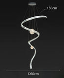 Axyaa Crystal Chandelier for Hall Staircase Indoor Ceiling Living Room Lighting Fixtures