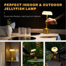 Axyaa Mushroom LED Table Lamp: 3 Colors Dimming, Rechargeable Night Light, Modern Design