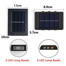 Axyaa Solar LED Outdoor Light Sensor Streetlights Waterproof Solar Wall Light