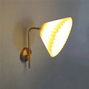 Axyaa Nordic Golden Wall Lamp: Modern Rotatable LED Indoor Reading Light