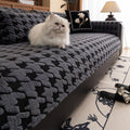 Axyaa Bohemian Jacquard Plush Throw Blanket for Sofa & Furniture protection