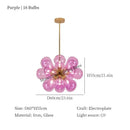 Axyaa Glass Bubble Pendant Chandelier for Modern Room Decor