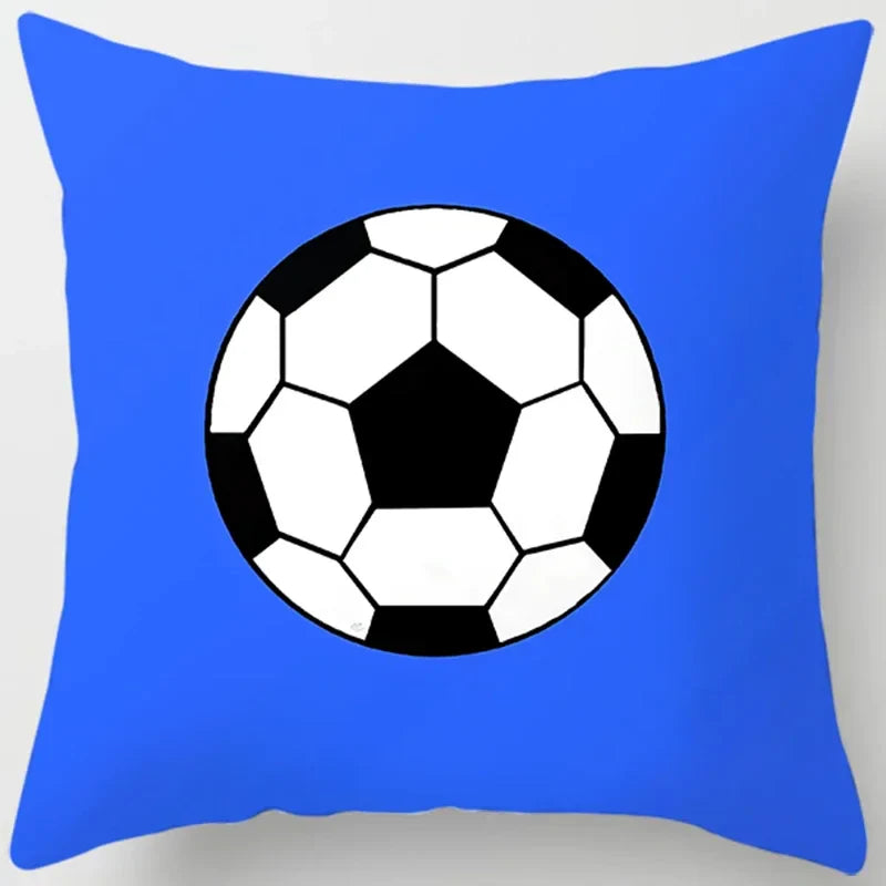 Axyaa Football Square Pillowcase - Home & Car Decor Cushion Cover (45cm*45cm)