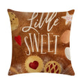 Axyaa Delicious Donuts Printed Cushion Cover Home Decor 45X45CM