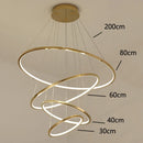Axyaa Nordic Chandeliers for Dining Room Pendant Light Fixture Hanging Lamp
