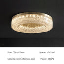 Axyaa Crack Crystal Chandelier: Modern LED Lighting for Home Decor