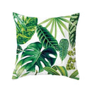 Axyaa Green Leaf Pillowcases for Sofa, Car & Living Room Decor