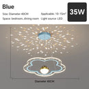 Axyaa Starry Sky Projection Pendant Light for Girls Bedrooms & Living Rooms
