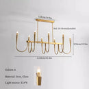 Axyaa Luxury Metal Pendant Chandelier for Home Decor