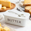 Axyaa Rectangular Cheese Box & Knife Set for Restaurant Kitchen