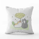 Cute Cat Pillowcase by Axyaa: Modern Design Home Decor Cushion Cover for Sofa