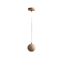 Axyaa Yellow Travertine Chandelier: Nordic Restaurant Home Decor Pendant Light