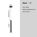 Axyaa Black Indoor LED Chandelier Pendant Lights for Bedside Corridor, Adjustable Hanging Lighting